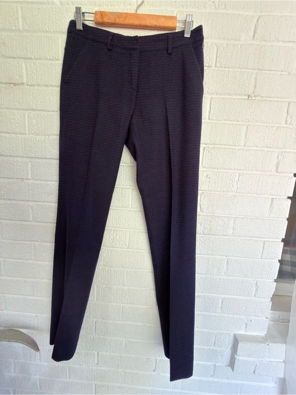 Paul & Shark Women's Navy Slim Dress Trousers - Picture 3 of 12